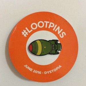 Loot Crate June 2016 Dystopia Pin